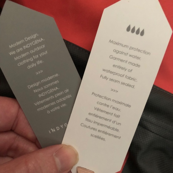NWT Indygena Kisa Rain Jacket S Melon - Picture 12 of 16
